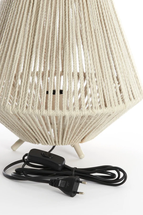 Table lamp 28x32 cm FELIDA cream