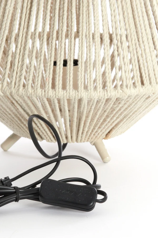 Table lamp 28x32 cm FELIDA cream