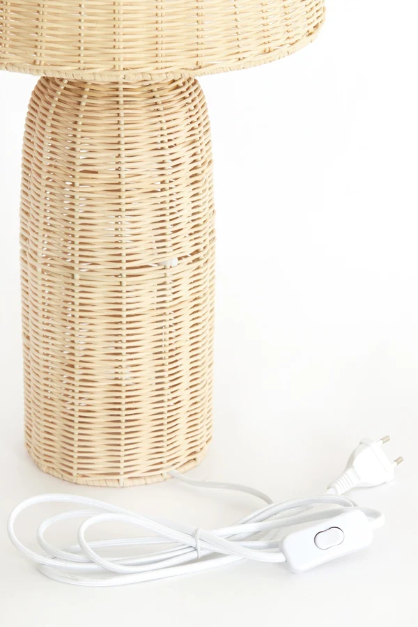 Table lamp 28,5x60 cm MANDOR rattan natural