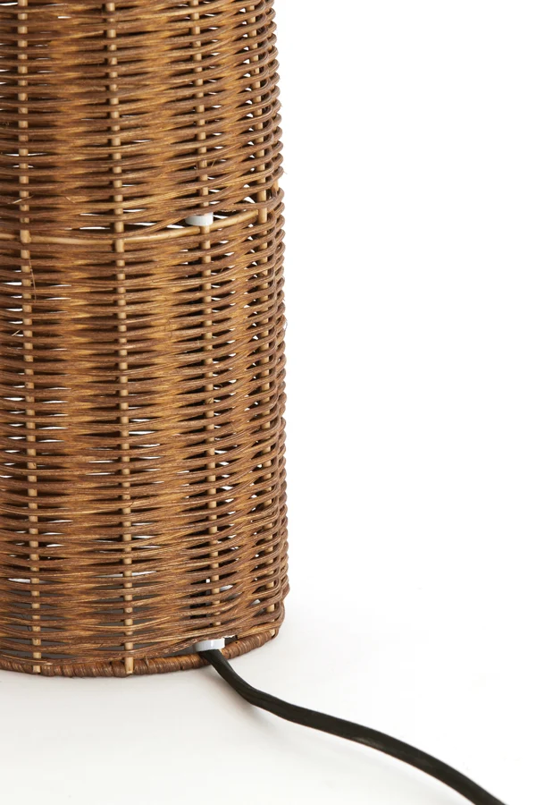 Table lamp 28,5x60 cm MANDOR rattan dark brown