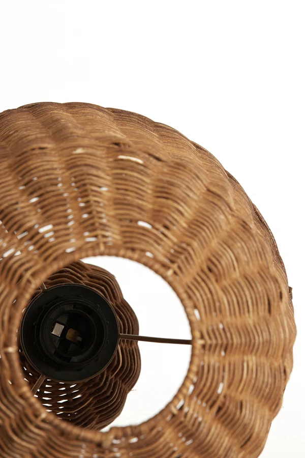 Table lamp 28,5x60 cm MANDOR rattan dark brown
