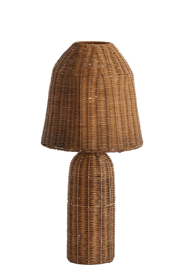 Table lamp 28,5x60 cm MANDOR rattan dark brown