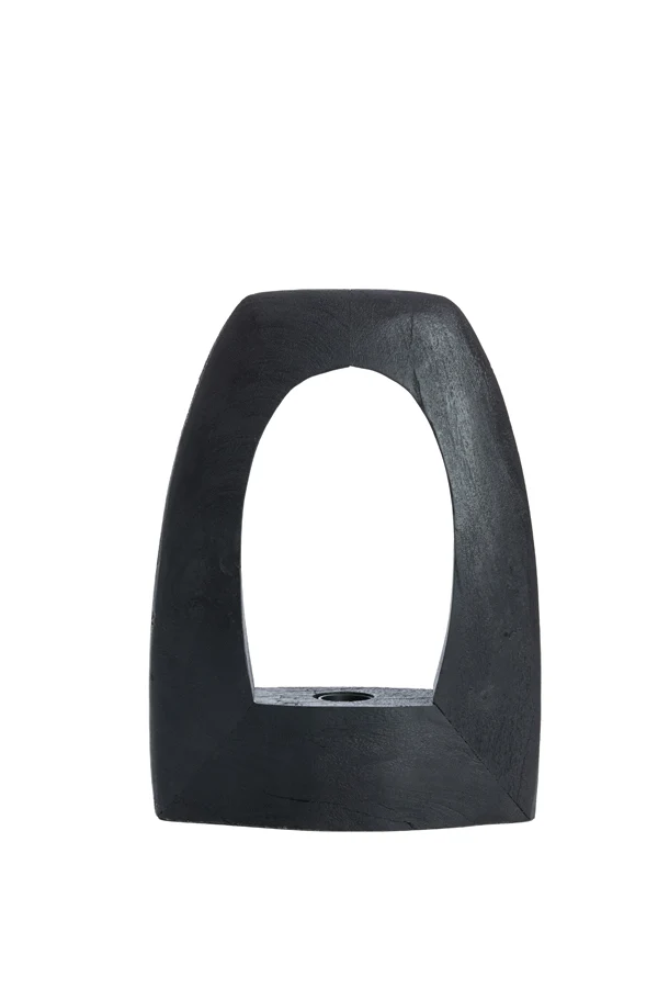 Table lamp 27x10x35 cm CARINI wood matt black