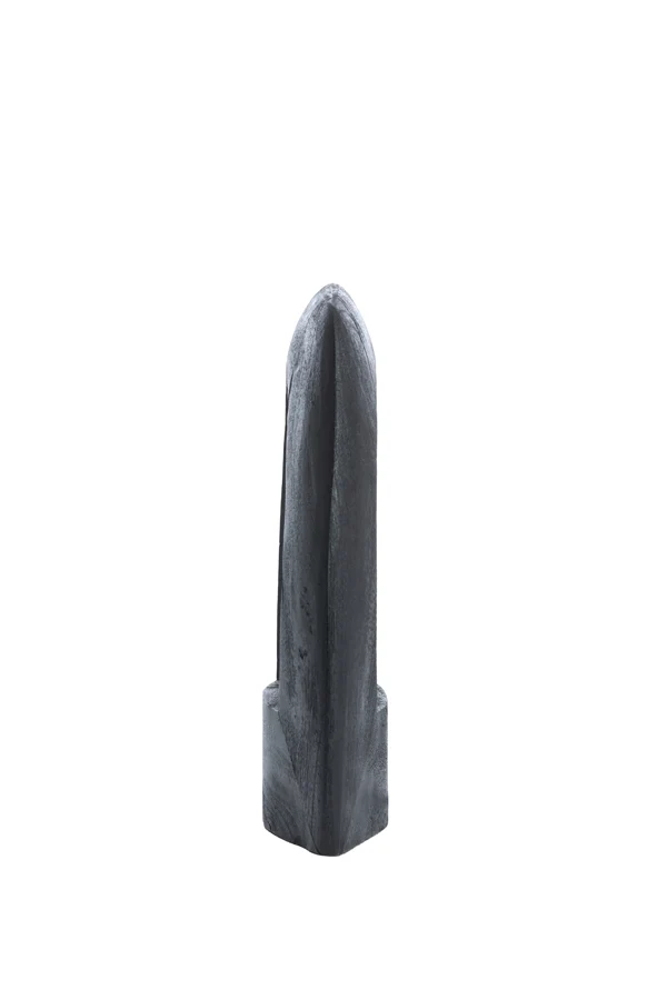 Table lamp 27x10x35 cm CARINI wood matt black