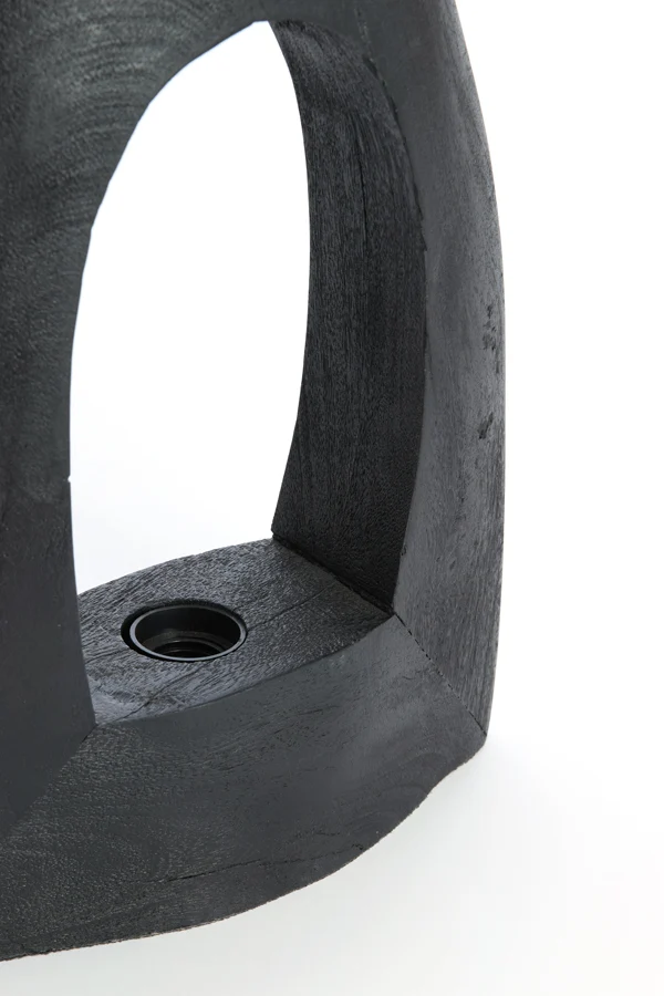 Table lamp 27x10x35 cm CARINI wood matt black