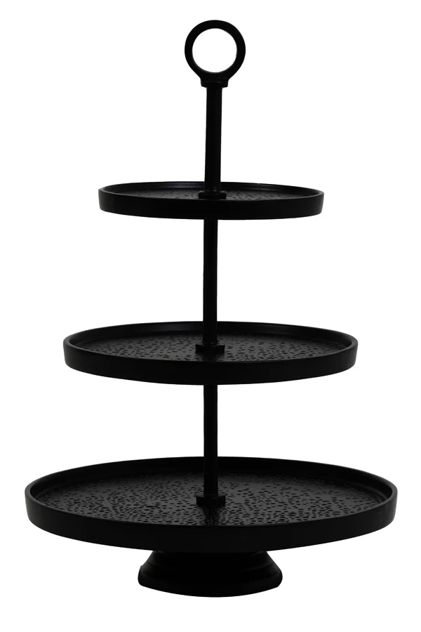 Stand 3 layers 32x48 cm LUTEK black