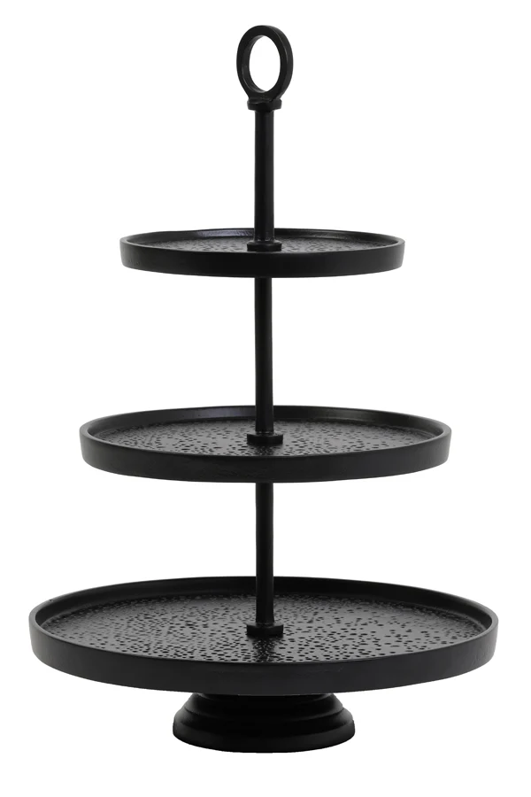 Stand 3 layers 32x48 cm LUTEK black