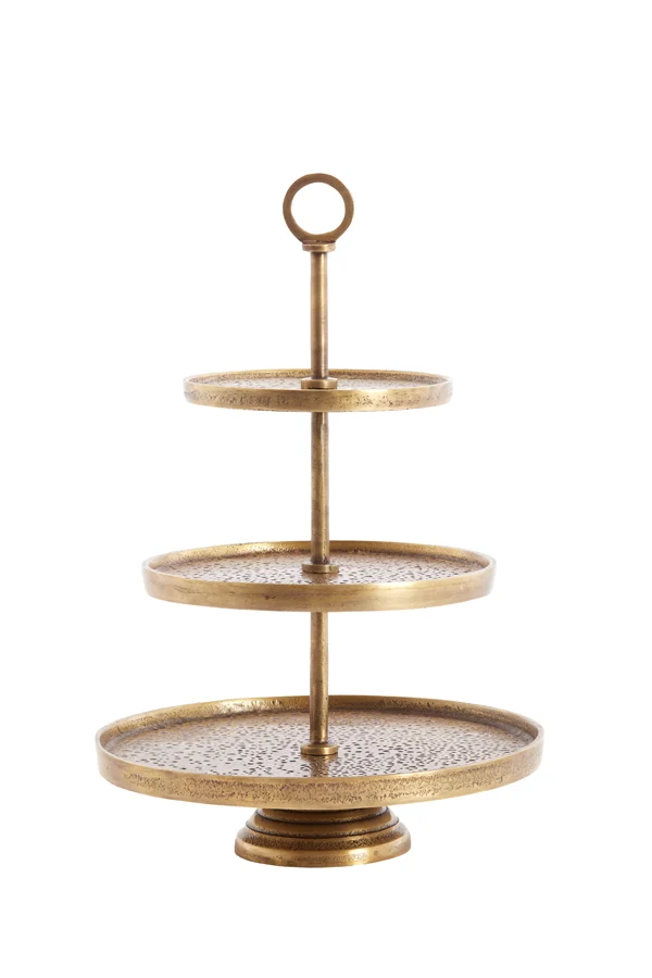 Stand 3 layers 32x48 cm LUTEK antique bronze