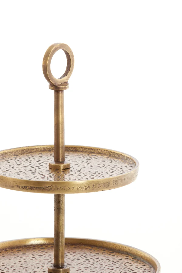 Stand 2 layers 24x37 cm LUTEK antique bronze