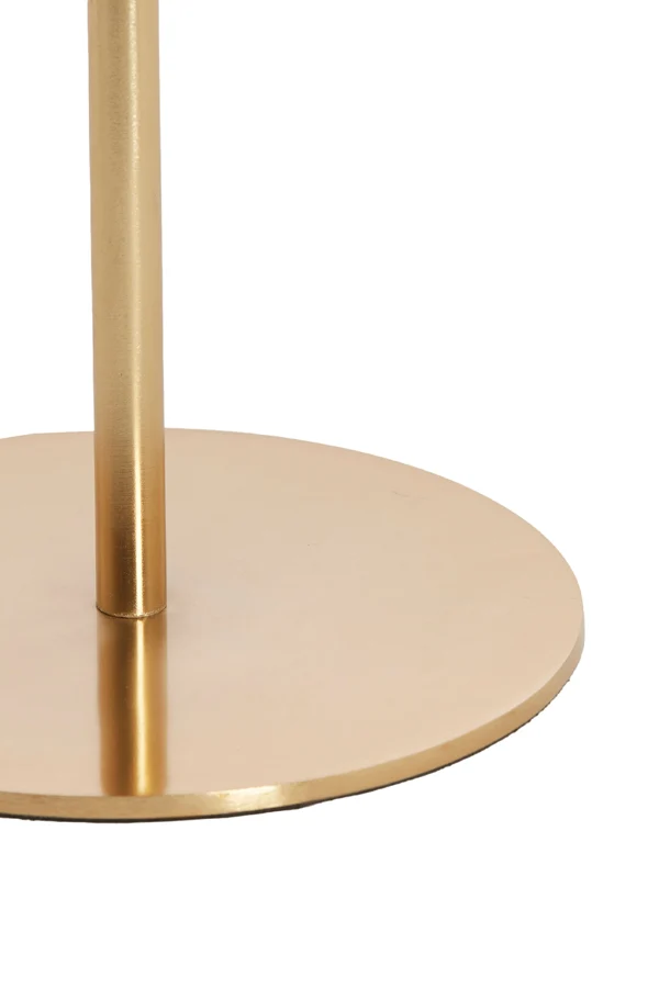Side table S/2 max 37,5x37,5x59,5 cm GIA trav brown+bronze