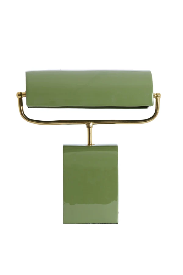 Table lamp 35x15,5x38 cm CARDONA light green+gold