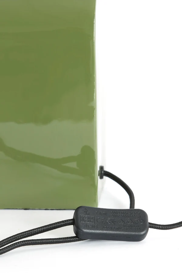 Table lamp 35x15,5x38 cm CARDONA light green+gold