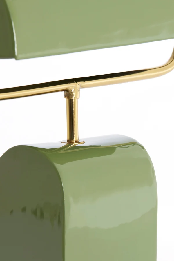 Table lamp 35x15,5x38 cm CARDONA light green+gold