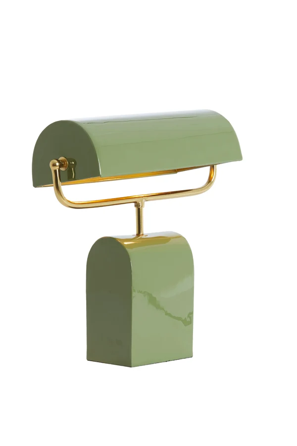 Table lamp 35x15,5x38 cm CARDONA light green+gold