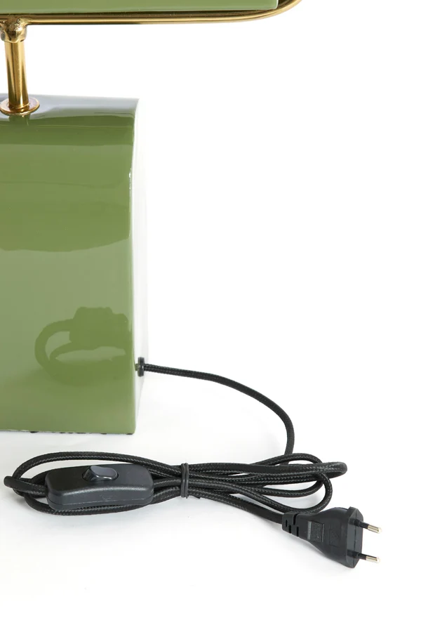 Table lamp 35x15,5x38 cm CARDONA light green+gold