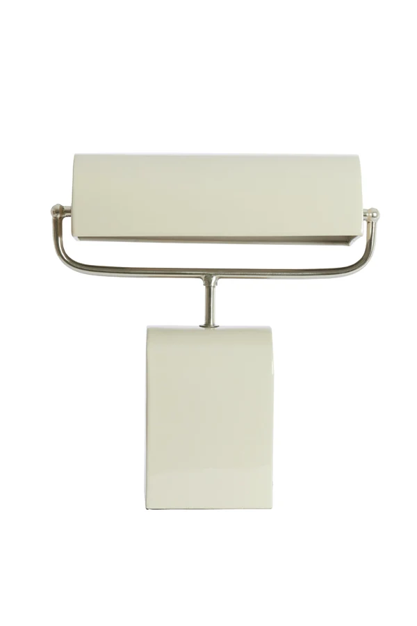 Table lamp 35x15,5x38 cm CARDONA cream+nickel satin
