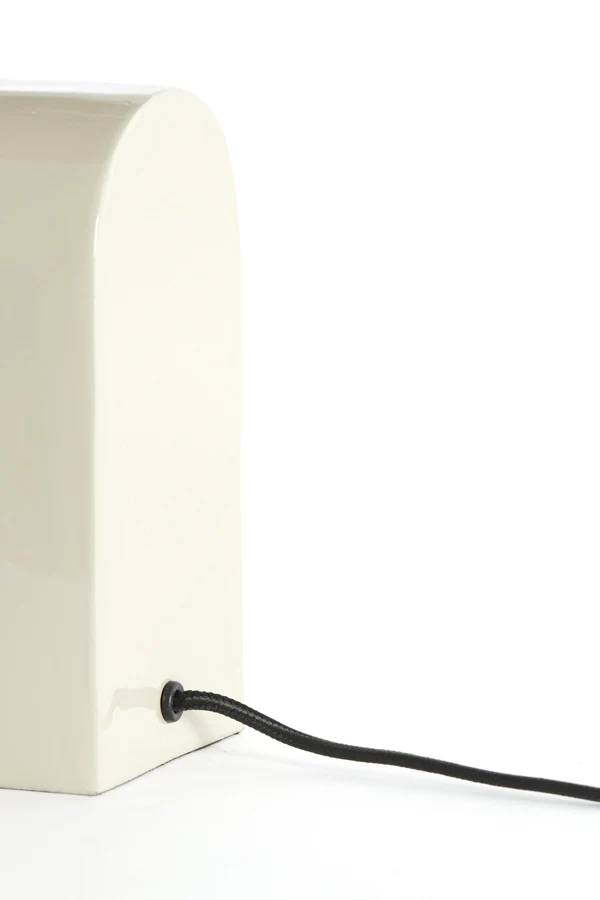 Table lamp 35x15,5x38 cm CARDONA cream+nickel satin