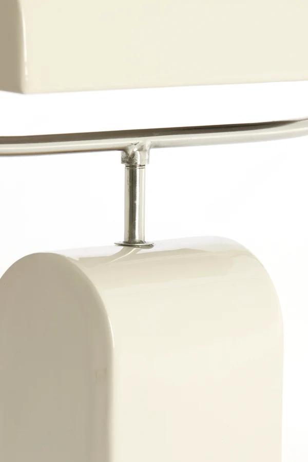 Table lamp 35x15,5x38 cm CARDONA cream+nickel satin