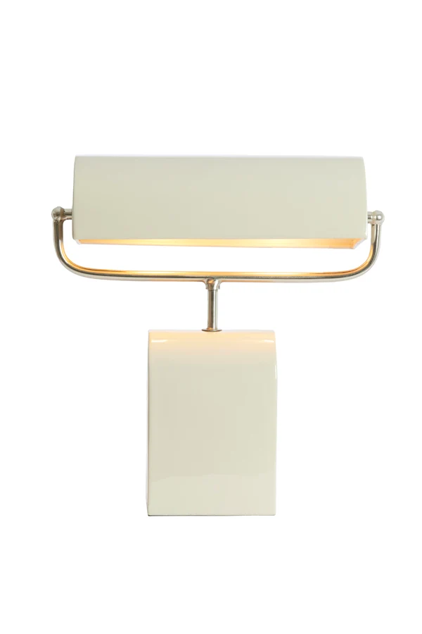 Table lamp 35x15,5x38 cm CARDONA cream+nickel satin