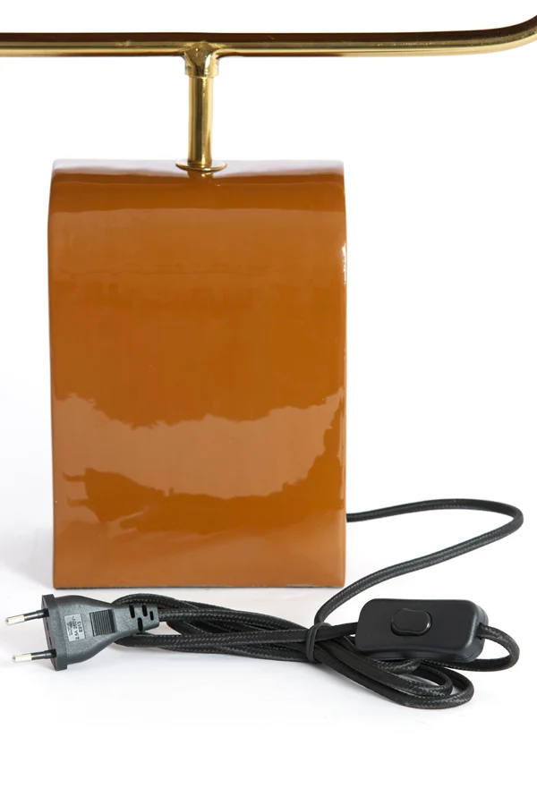 Table lamp 35x15,5x38 cm CARDONA brown+gold