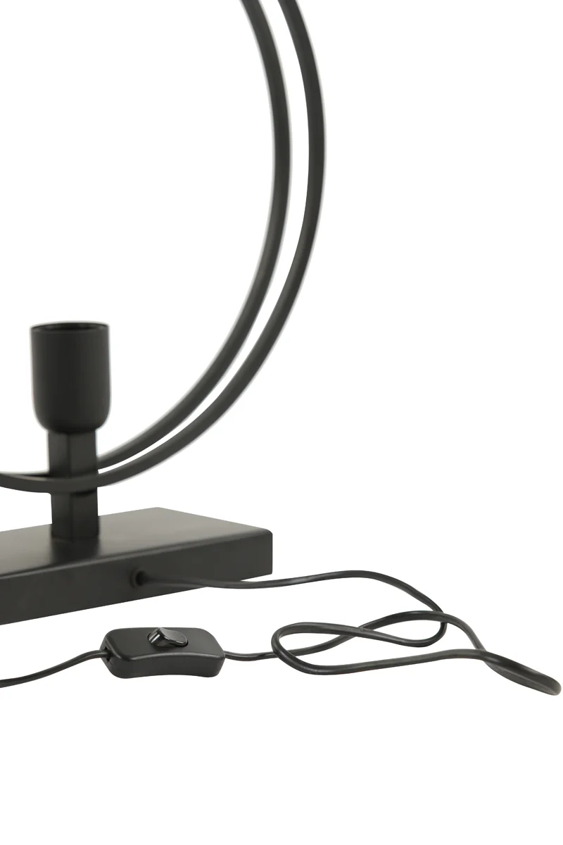 Table lamp 35x10x40 cm RUDRA matt black