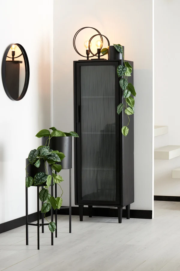 Table lamp 35x10x40 cm RUDRA matt black