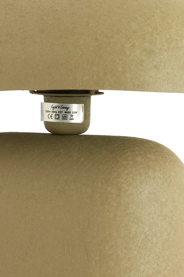 Table lamp 34x21x30 cm TODD matt olive green