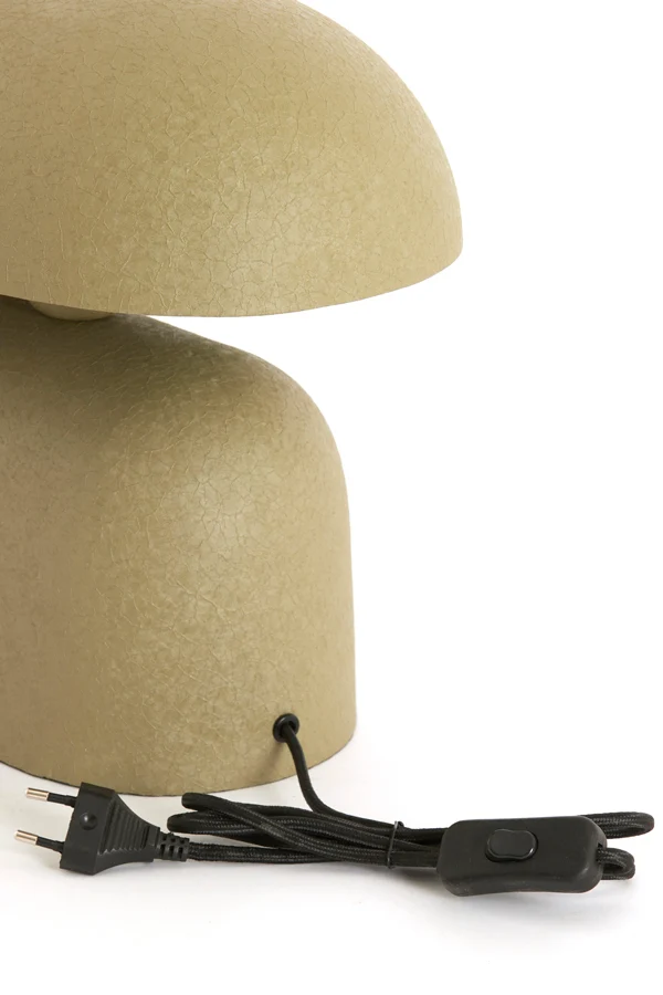 Table lamp 34x21x30 cm TODD matt olive green