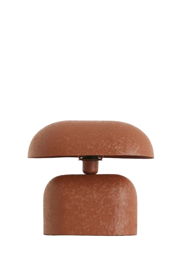 Table lamp 34x21x30 cm TODD matt dark orange