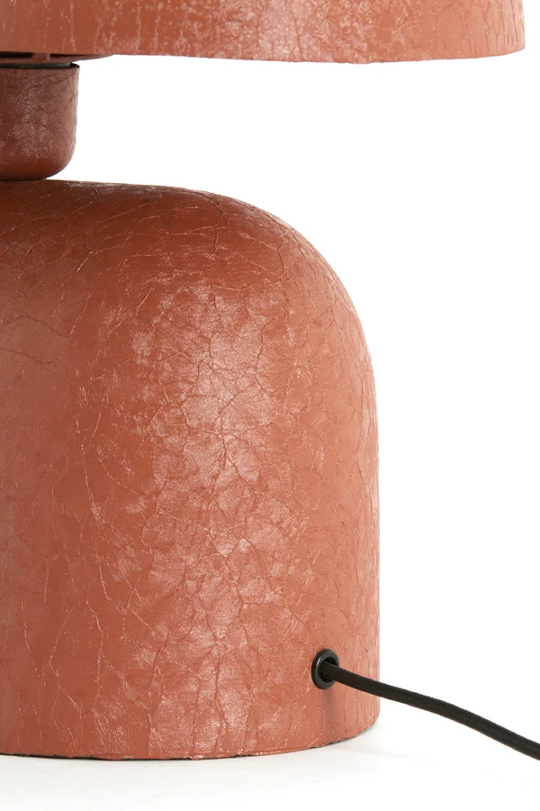 Table lamp 34x21x30 cm TODD matt dark orange