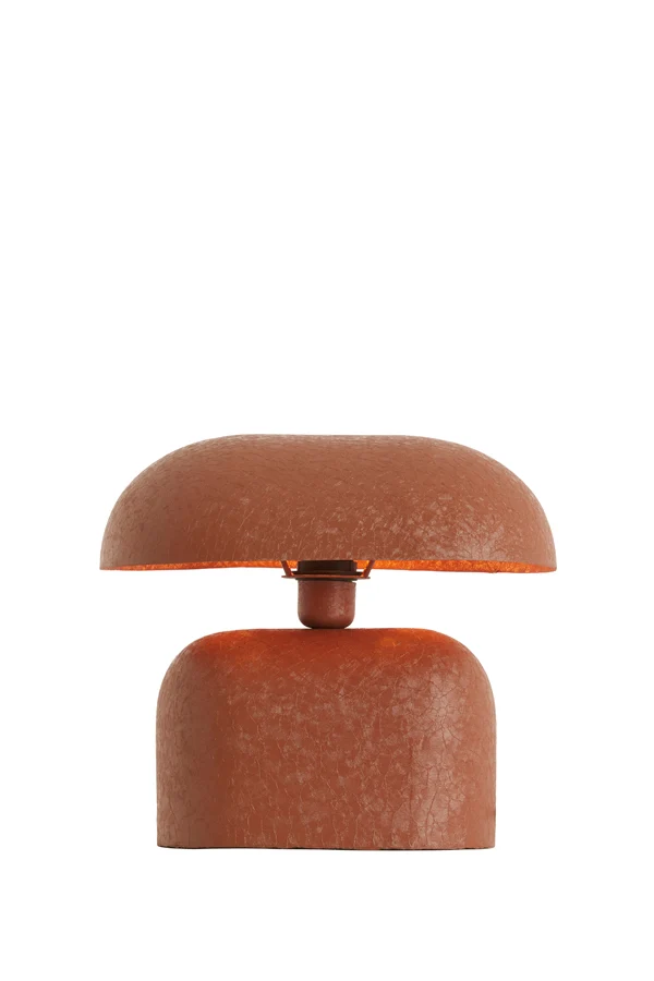 Table lamp 34x21x30 cm TODD matt dark orange