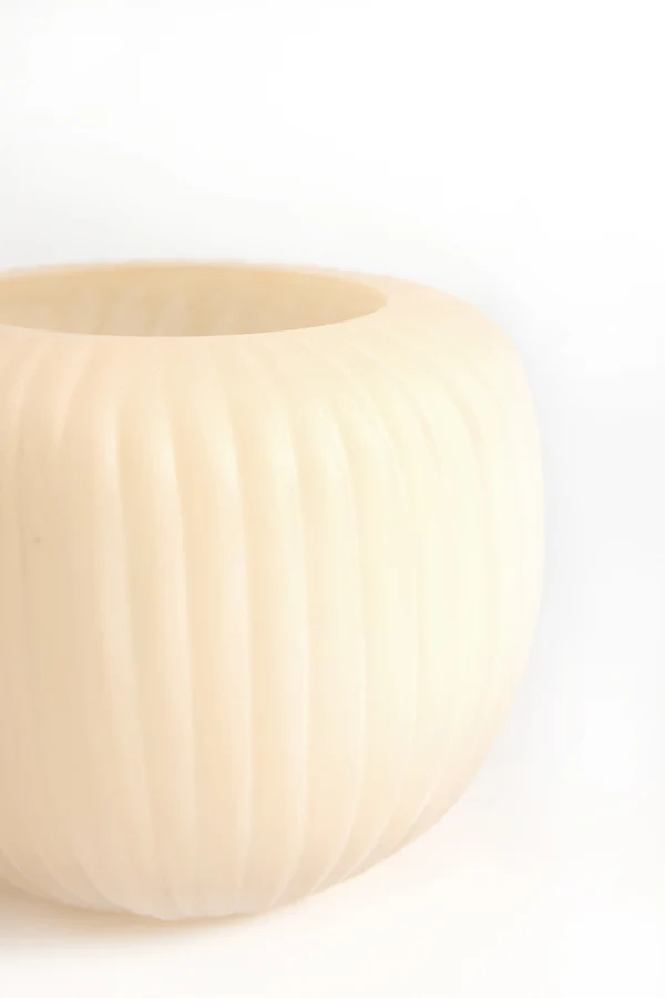 Tealight 11x9 cm OPALINE glass matt peach