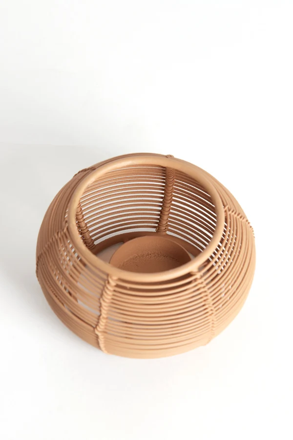 Tealight 11x7 cm BIANO matt peach