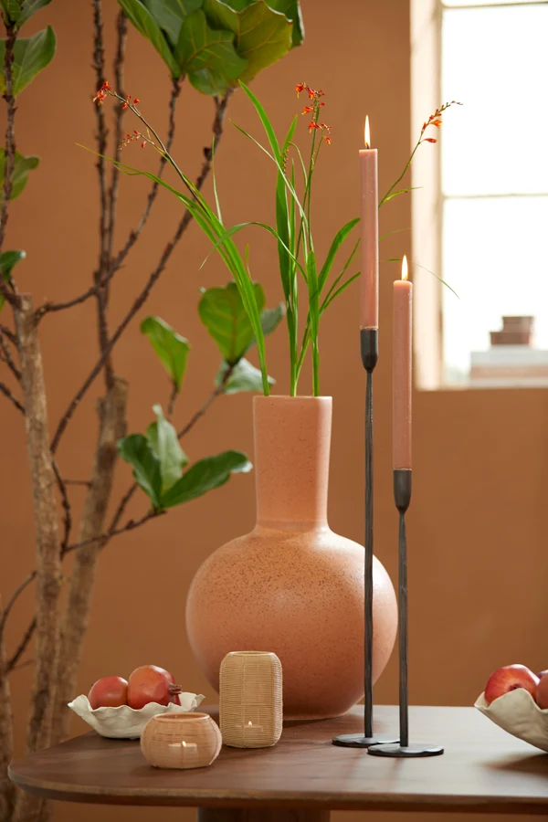 Tealight 11x7 cm BIANO matt peach