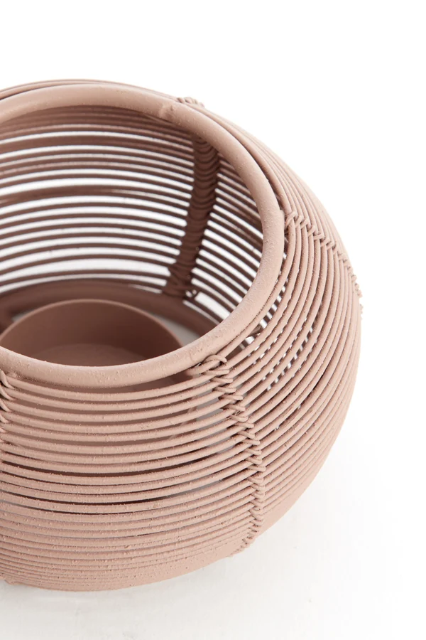 Tealight 11x7 cm BIANO matt light terra