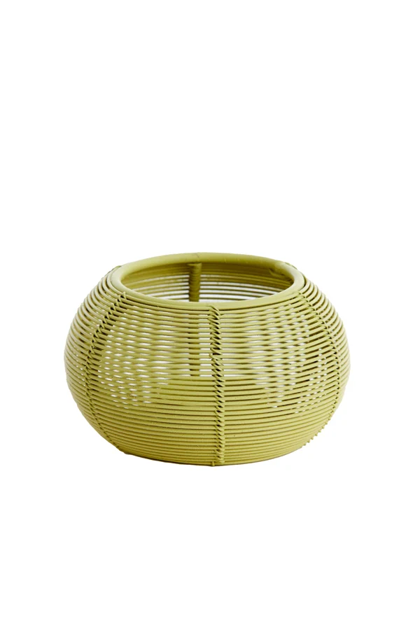 Tealight 11x7 cm BIANO matt light green
