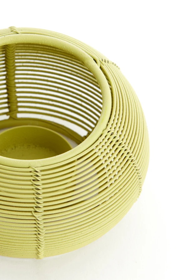 Tealight 11x7 cm BIANO matt light green