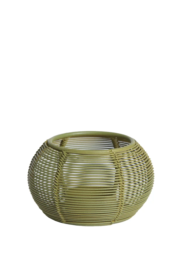 Tealight 11x7 cm BIANO matt green