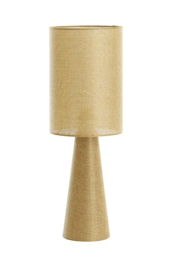 Table lamp 20x58 cm MICKY linen olive green