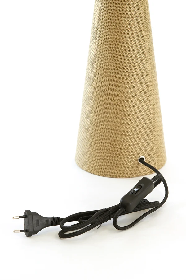 Table lamp 20x58 cm MICKY linen olive green
