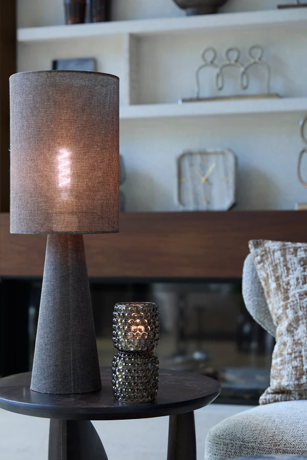 Table lamp 20x58 cm MICKY linen brown