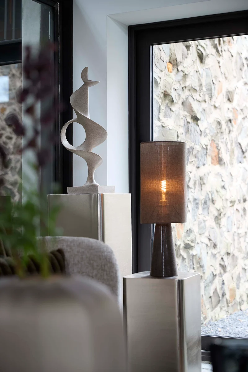 Table lamp 20x58 cm MICKY linen brown