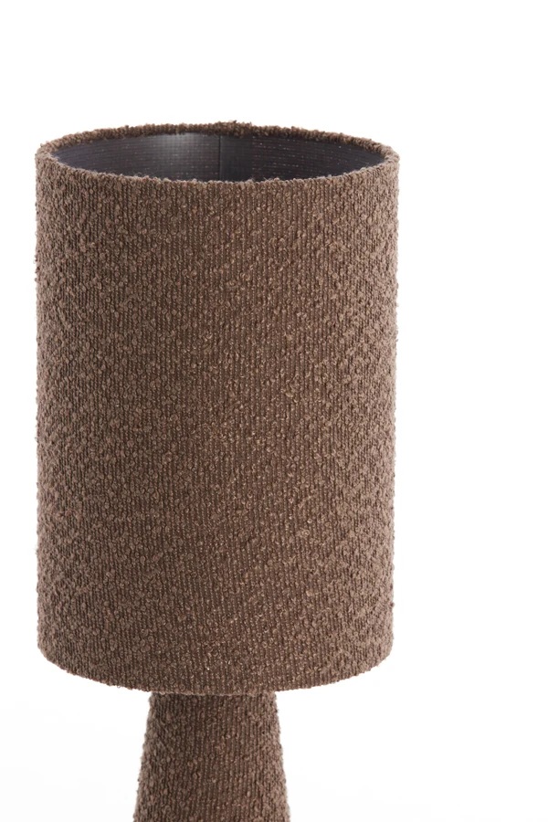 Table lamp 20x58 cm MICKY bouclé brown