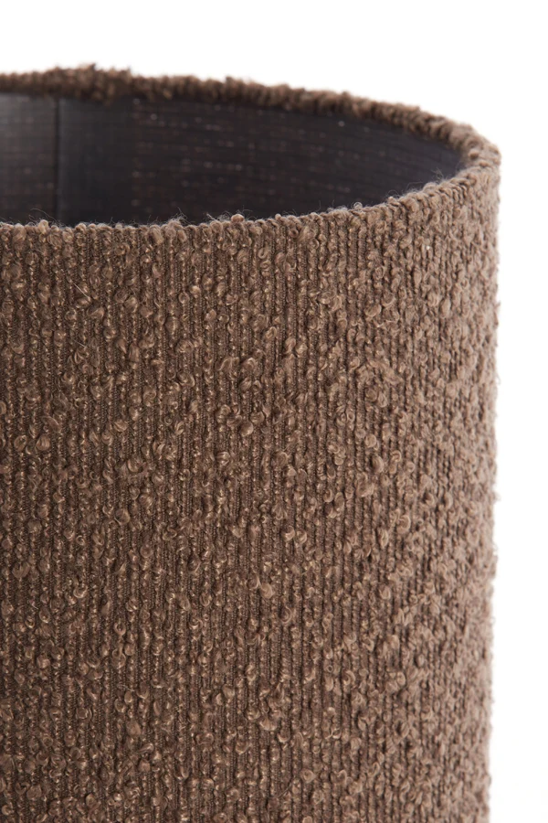Table lamp 20x58 cm MICKY bouclé brown