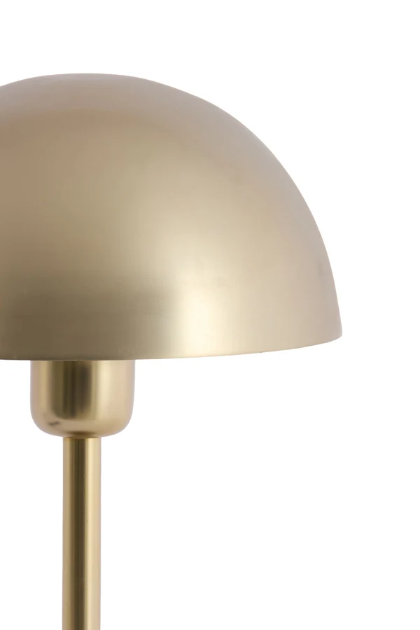 Table lamp 20x34 cm CEDILLO metallic matt light gold