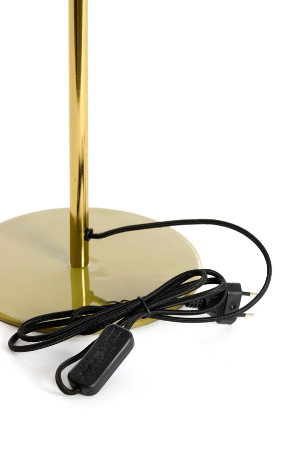 Table lamp 26x47 cm SURIN shiny olive green+gold