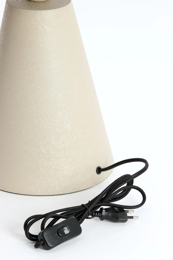 Table lamp 26x41 cm SURRINA matt light grey
