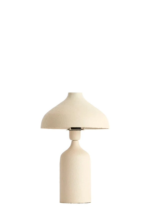 Table lamp 26x40 cm YEBRI matt cream