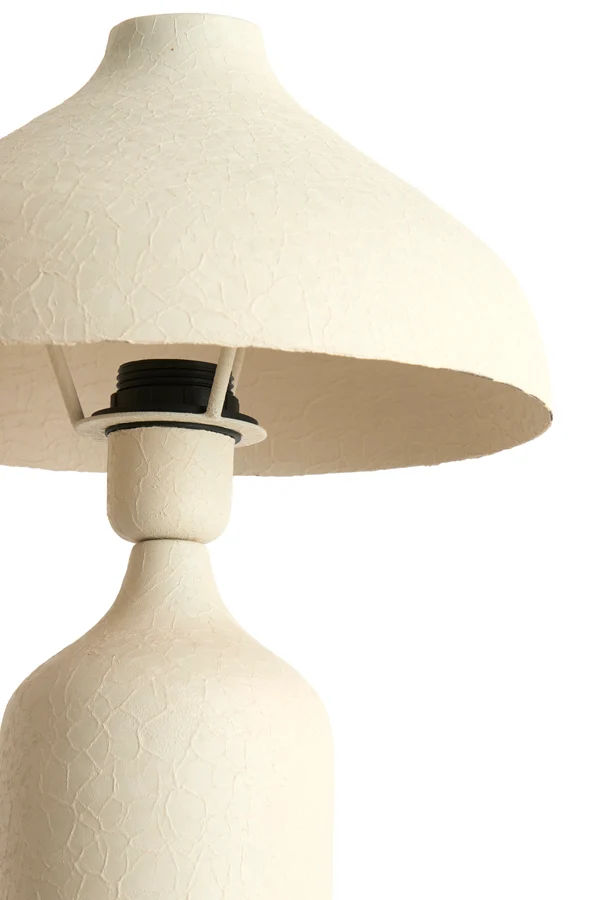 Table lamp 26x40 cm YEBRI matt cream