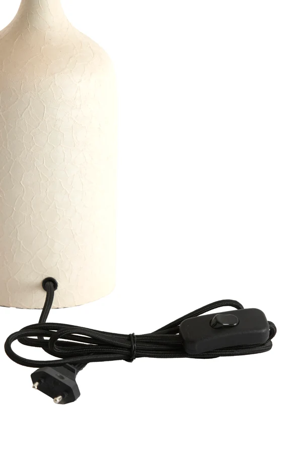 Table lamp 26x40 cm YEBRI matt cream